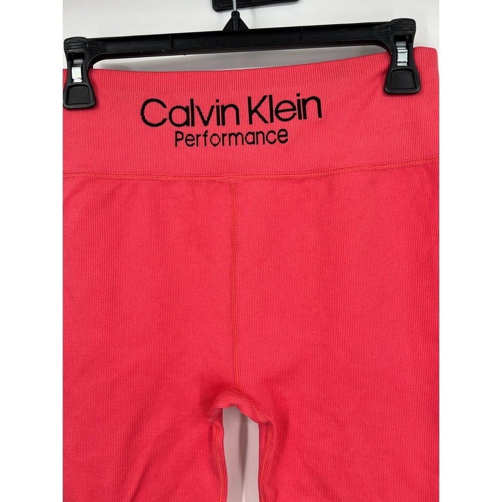 Calvin Klein Performance‎ Pink High Waist Leggings Women's Size L - Picture 2 of 4